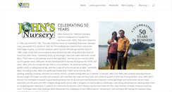 Desktop Screenshot of johnsnursery.ca